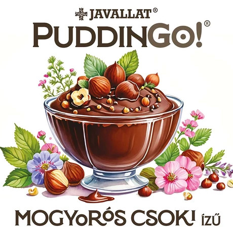 PuddinGo!® Mogyorós csoki ízű étrend-kiegészítő pudingpor
