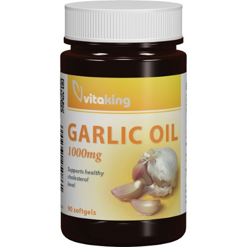 Vitaking Garlic Fokhagymaolaj kapszula 1000 mg 90 lágyzselatin
