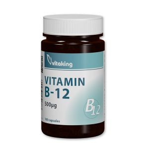 B-12 vitamin 500 mcg 100 kapszula Vitaking 