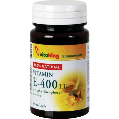E-vitamin 400NE természetes 60 softgels Vitaking