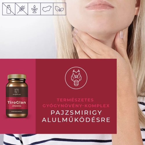 Myrobalan TiroGlan pajzsmirigy-alulműködés elleni gyógynövény-komplex 60 kapszula