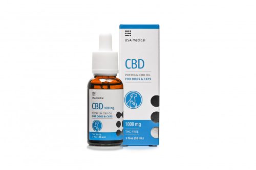USA medical 1000 mg CBD olaj állatoknak, kutyáknak és macskáknak (30ml) 