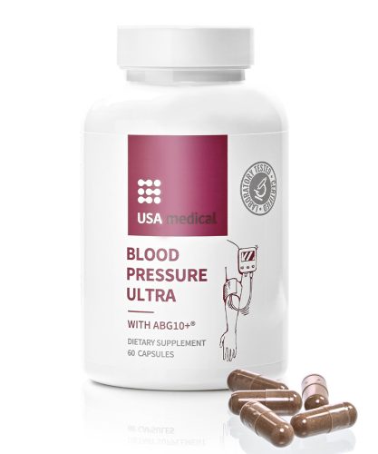 USA Medical Vérnyomás BLOOD PRESSURE ULTRA ABG10+® fokhagymakivonat 60 kapszula 