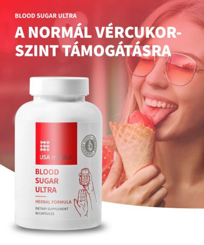 USA medical Vércukor kontroll BLOOD SUGAR ULTRA 60 kapszula 