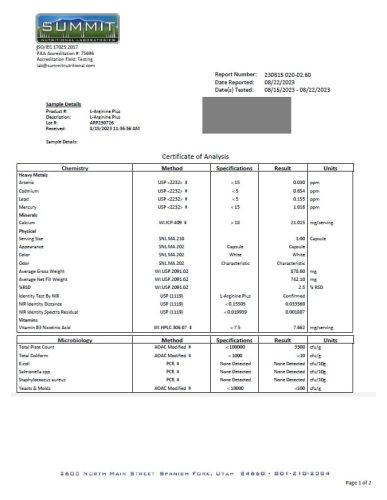 USA medical L-arginine complex - L-arginin és L-citrullin malát kivonat 60 kapszula 