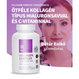   USA medical Collagen Komplex kapszula 5 kollagén típussal és Hialuronnal 60 kapszula 