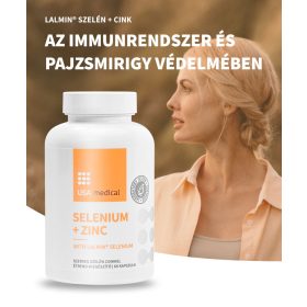   USA medical Selenium+Zinc -szerves Lalmin® szelén + cink 60 kapszula