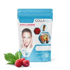 Collango Collagen POWDER kollagén por 330g málna ízű
