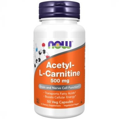 NOW Foods Acetyl-L-Carnitine 500 mg 50 veg kapszula 