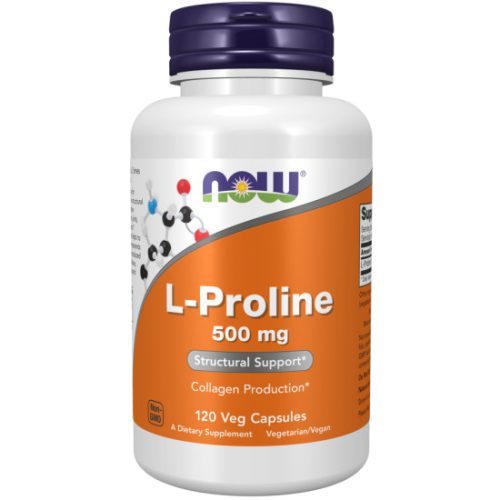 NOW Foods L-Proline 500 mg 100 kapszula