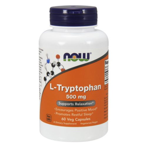 NOW Foods L-Tryptophan 500 mg 60 vegkapszula 