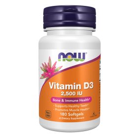 Now Foods D-3 2500 IU 180 lágyzselatin kapszula
