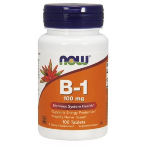  NOW Foods B1 vitamin 100mg 100 tabletta  B-1