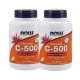 NOW C-vitamin 500mg Narancs rágótabletta  DUO Pack 2x100db 