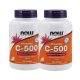 Now Foods C-vitamin 500mg Narancs rágótabletta 2x1 doboz,  2x100db csomagban olcsóbb!