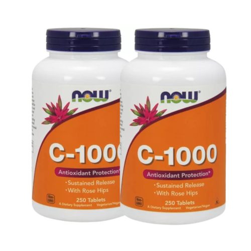 NOW C-vitamin 1000 mg  DUO Pack 2x250 tabletta Elnyújtott felszívódású
