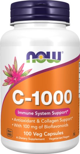 Now Foods C vitamin 1000mg c-vitamin bioflavonoiddal 100 kapszula 