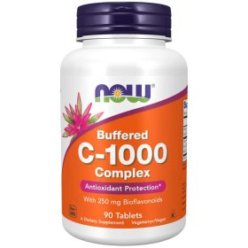   Now Foods C-vitamin 1000 Buffered gyomorkímélő enyhe 90 tabletta 