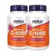 Now Foods C-vitamin 1000 Buffered - gyomorkímélő 2x1 doboz, 2x90 tabletta csomagban olcsóbb!