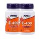 Now Foods E-vitamin 400 természetes  DUO Pack 2x50 db softgels csomagban