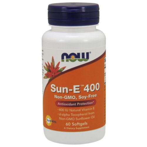 NOW Foods SUN-E™ Natural Vitamin E 400 IU 60 softgels 