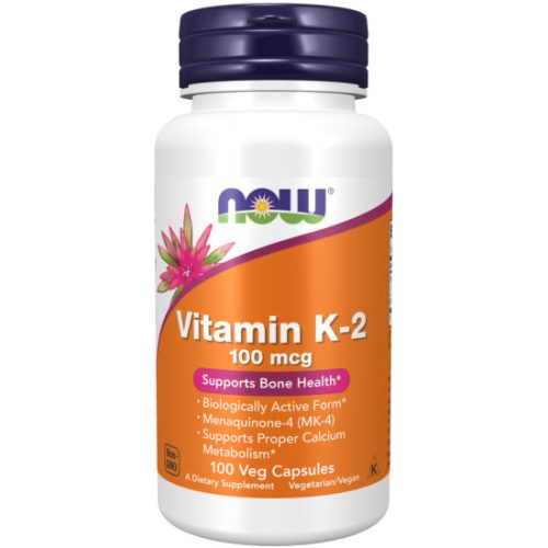 NOW Foods Vitamin K-2 100 µg K2 vitamin 100 kapszula 