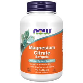   Now Foods Magnesium Citrate, Malate, Glycinate complex 90 Softgels