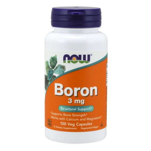 NOW Foods Boron 3 mg 100 kapszula 