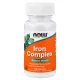 Now Foods Iron Bisglycinate Complex vas 100 tabletta 