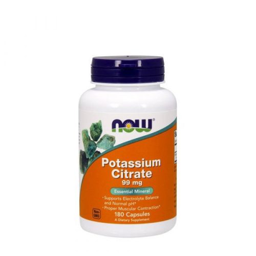 Now Foods Kálium-citrát Potassium 99 mg 180 kapszula 
