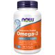 NOW Foods Omega-3 Halolaj Molecularly Distilled 100 lágykapszula 