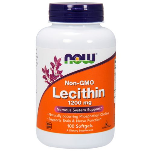 NOW Foods Lecithin 1200 mg Lecitin 100 softgels