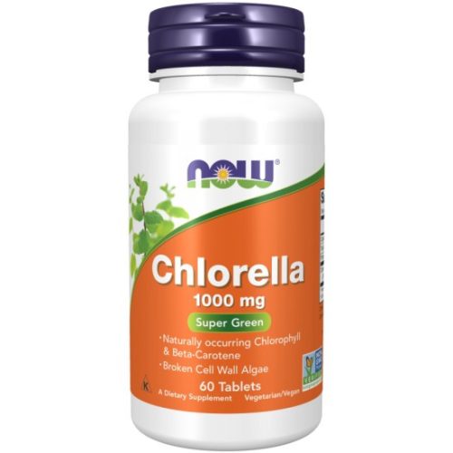 NOW Foods Chlorella alga 1000 mg 60 tabletta 