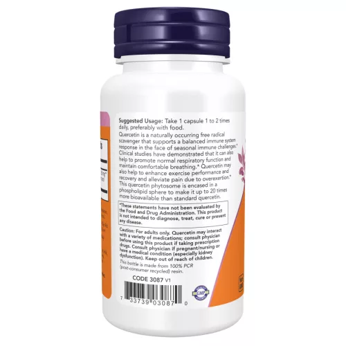 Now Foods Quercetin Phytosome 90 vegán kapszula 