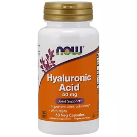   Now Foods Hyaluronic Acid + MSM 60 Veg Kapszula Hialuron sav 