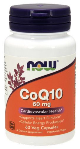 Now Foods CoQ10 60 mg 60 softgel