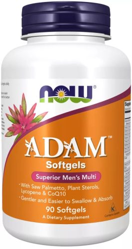 Now Foods ADAM™ Multivitamin lágyzselatin kapszula Férfiaknak (90 softgel) 