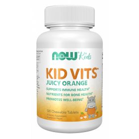   Now Foods Kid Vits Juicy Orange gyerek multivitamin narancs 120 rágótabletta
