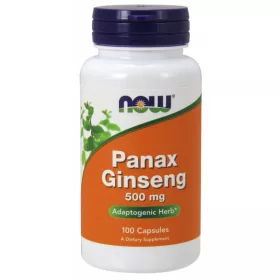 Now Foods Panax Ginseng 500 mg 100 kapszula 