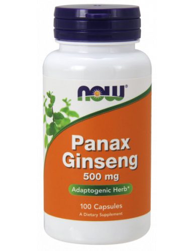 NOW Foods Panax Ginseng 500 mg 100 kapszula 