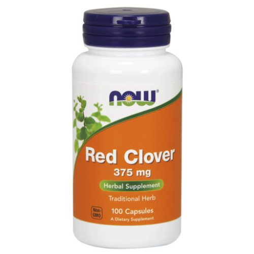 NOW Foods Red Clover 375 mg Vörös here 100 kapszula 
