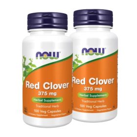   Now Foods Red Clover 375 mg Vörös here menopauza segítség 2x1 doboz, 2x100 db csomagban olcsóbb!