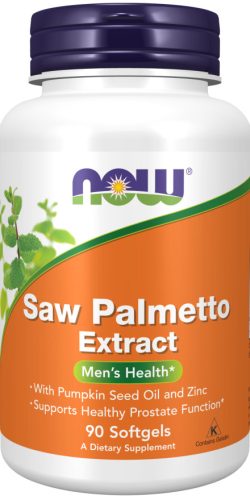 NOW Foods Saw Palmetto Extract - fűrészpálma kivonat 80 mg 90 softgels 