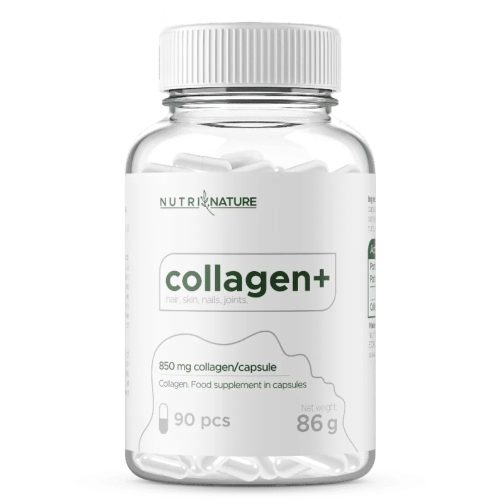 NUTRI NATURECOLLAGEN PLUS – HIDROLIZÁLT MARHA KOLLAGÉN  90DB kapszula