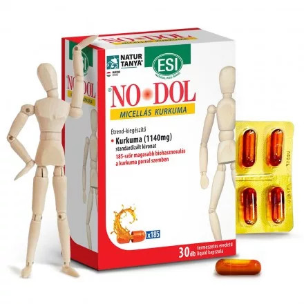 Natur Tanya® ESI® NO-DOL® Micellás kurkuma kivonat 30db kapszula 