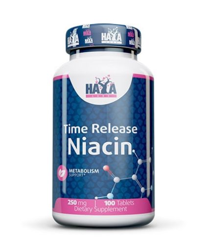 Haya Labs Niacin Time Release 250mg 100 tabletta