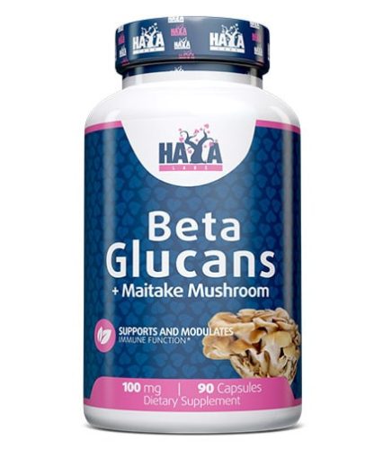  Beta Glucans 100mg / + Maitake gyógygomba 90 caps. Haya Labs 