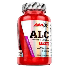   Amix Nutrition ALC Acetyl L-Carnitine Taurinnal +B6 1500mg 120 kapszula