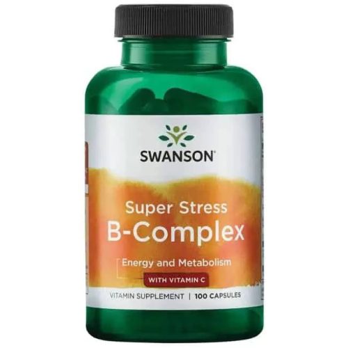 Swanson B-Complex C-vitaminnal 100 kapszula Super Stress 