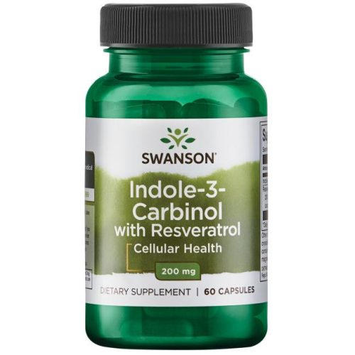 Swanson Indole-3-Carbinol Resveratrollal 60 kapszula